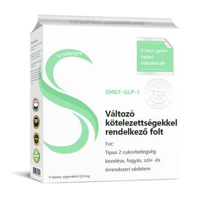 𝐕𝐨𝐢𝐥𝐚𝐢𝐬𝐭® SMGT-GLP-1 nano mikrotűs tapasz – a Magyar Elhízástudományi Társaság (HSSO) fejlesztésében