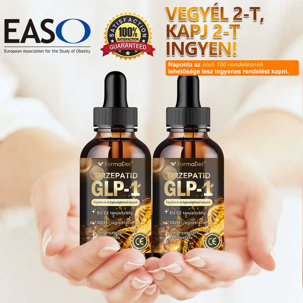 FormaÉlet® GLP-1 Moringa Fogyókúrás és Egészségfokozó cseppek 🔥 (Élelmiszer-minőségű zsírégető – Az Obesity Society fejlesztése)