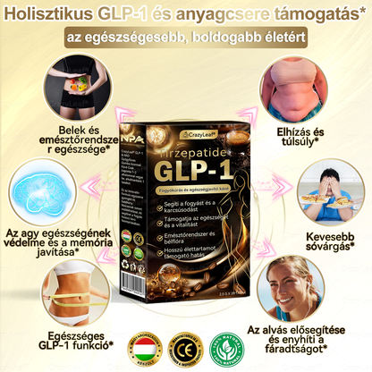 CrazyLeaf® GLP-1 & NAD Gyógyfüves Gomba Azonnali Kávé – Természetes Zsírégető, Öregedésgátló, Bélflóra Egészség & Probiotikumok Növelése | Hivatalos Bolt | Mayo Klinikajavasolt