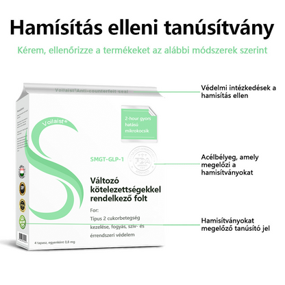 𝐕𝐨𝐢𝐥𝐚𝐢𝐬𝐭® SMGT-GLP-1 nano mikrotűs tapasz – a Magyar Elhízástudományi Társaság (HSSO) fejlesztésében