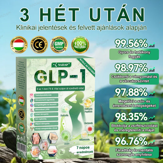 📉 𝗡𝗔𝗭𝗜𝗔𝗣® 𝗚𝗟𝗣-𝟭 𝟴 𝗮𝘇 𝟭-𝗯𝗲𝗻 𝗙𝗶𝘁 & 𝗩𝗶𝘁𝗮𝗹 𝗦𝘇á𝗷𝗼𝗻 á𝘁 𝘀𝘇𝗲𝗱𝗵𝗲𝘁ő 𝗼𝗹𝗱𝗮𝘁 – 𝗡𝗮𝗽𝗶 𝗲𝗴𝘆𝘀𝘇𝗲𝗿, 𝟳 𝗻𝗮𝗽 𝗮𝗹𝗮𝘁𝘁 𝗹á𝘁𝗵𝗮𝘁ó 𝘃á𝗹𝘁𝗼𝘇á𝘀 / 𝗘𝗹𝗵í𝘇á𝘀, 𝘀𝘇í𝘃- é𝘀 é𝗿𝗿𝗲𝗻𝗱𝘀𝘇𝗲𝗿𝗶 𝗲𝗴é𝘀𝘇𝘀é𝗴, 𝗰𝘂𝗸𝗼𝗿𝗯𝗲𝘁𝗲𝗴𝘀é𝗴, 𝗮𝗹𝘃á𝘀𝗶 𝗮𝗽𝗻𝗼𝗲, 𝗯é𝗹𝗿𝗲𝗻𝗱𝘀𝘇𝗲𝗿 𝗲𝗴é𝘀𝘇𝘀é𝗴𝗲, í𝘇ü𝗹𝗲𝘁𝗶 𝗽𝗿𝗼𝗯𝗹é𝗺á𝗸 é𝘀 𝗺é𝗴 𝘀𝗼𝗸 𝗺á𝘀 𝗲𝘀𝗲𝘁é𝗻