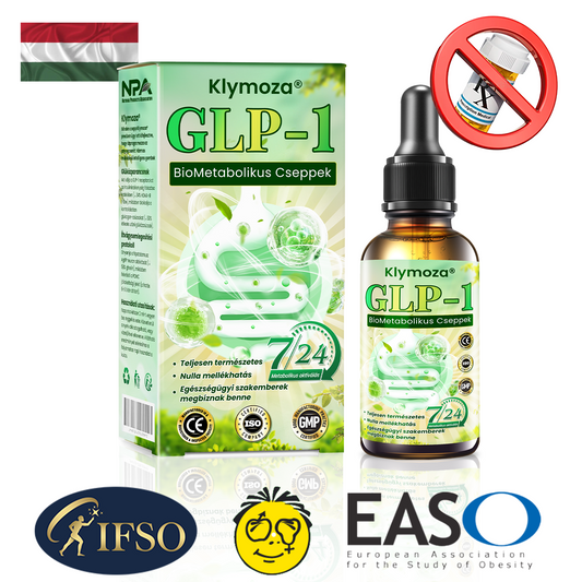 Klymoza® GLP-1 BioMetabolikus Cseppek – Élelmiszeripari zsírégető – a Magyar Elhízástudományi Társaság (HSSO) fejlesztésében
