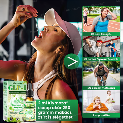 Klymoza® GLP-1 BioMetabolikus Cseppek – Élelmiszeripari zsírégető – a Magyar Elhízástudományi Társaság (HSSO) fejlesztésében