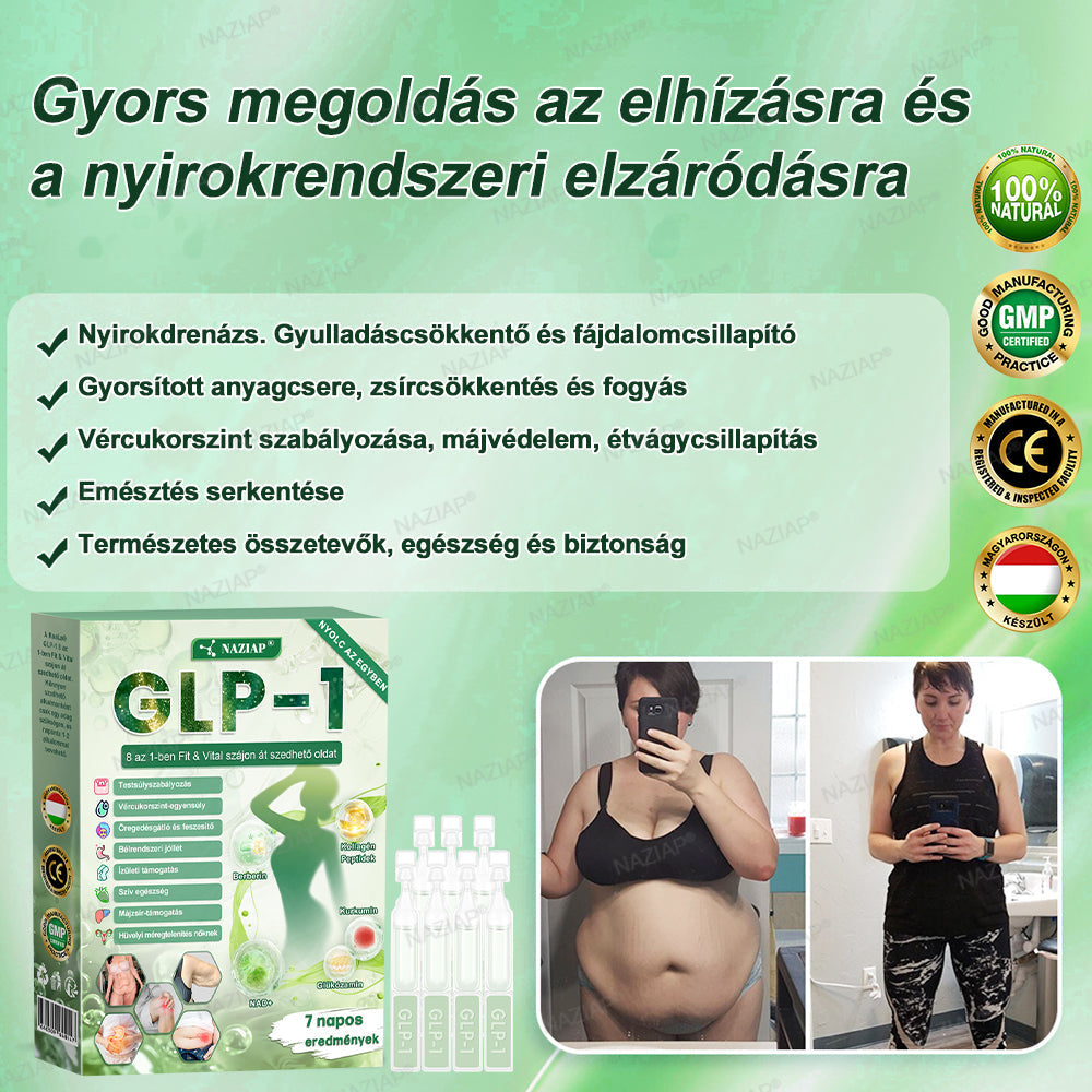 📉 𝗡𝗔𝗭𝗜𝗔𝗣® 𝗚𝗟𝗣-𝟭 𝟴 𝗮𝘇 𝟭-𝗯𝗲𝗻 𝗙𝗶𝘁 & 𝗩𝗶𝘁𝗮𝗹 𝗦𝘇á𝗷𝗼𝗻 á𝘁 𝘀𝘇𝗲𝗱𝗵𝗲𝘁ő 𝗼𝗹𝗱𝗮𝘁 – 𝗡𝗮𝗽𝗶 𝗲𝗴𝘆𝘀𝘇𝗲𝗿, 𝟳 𝗻𝗮𝗽 𝗮𝗹𝗮𝘁𝘁 𝗹á𝘁𝗵𝗮𝘁ó 𝘃á𝗹𝘁𝗼𝘇á𝘀 / 𝗘𝗹𝗵í𝘇á𝘀, 𝘀𝘇í𝘃- é𝘀 é𝗿𝗿𝗲𝗻𝗱𝘀𝘇𝗲𝗿𝗶 𝗲𝗴é𝘀𝘇𝘀é𝗴, 𝗰𝘂𝗸𝗼𝗿𝗯𝗲𝘁𝗲𝗴𝘀é𝗴, 𝗮𝗹𝘃á𝘀𝗶 𝗮𝗽𝗻𝗼𝗲, 𝗯é𝗹𝗿𝗲𝗻𝗱𝘀𝘇𝗲𝗿 𝗲𝗴é𝘀𝘇𝘀é𝗴𝗲, í𝘇ü𝗹𝗲𝘁𝗶 𝗽𝗿𝗼𝗯𝗹é𝗺á𝗸 é𝘀 𝗺é𝗴 𝘀𝗼𝗸 𝗺á𝘀 𝗲𝘀𝗲𝘁é𝗻